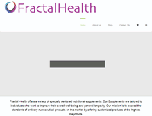 Tablet Screenshot of fractalhealth.com